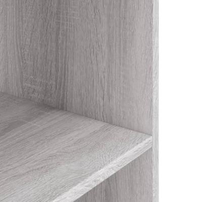 Aquariumstandaard 100x40x60 cm bewerkt hout grijs sonoma - thumbnail