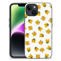 Back Case voor iPhone 15 Katten Emojis - thumbnail