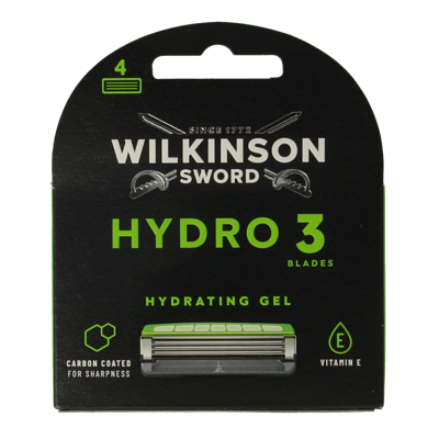 Hydro 3 skin protection mesjes 4 Stuks