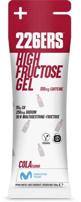 226ers high fructose 100mg caffeine cola gel 80g