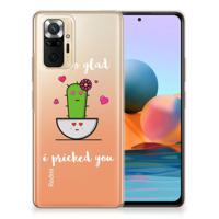 Xiaomi Redmi Note 10 Pro Telefoonhoesje met Naam Cactus Glad - thumbnail