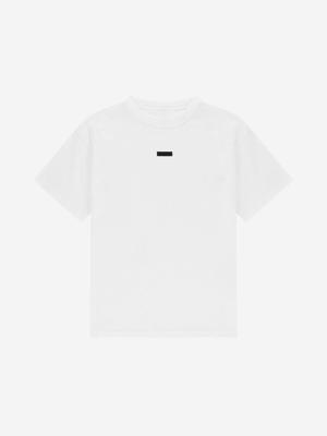 Nik&Nik zomer t-shirt jongens - off wit, oversized - Duuke