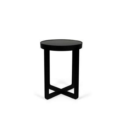 Zuiver Ronde Bijzettafel 'Centre' 43cm, kleur Zwart Zuiver Ronde Bijzettafel 'Centre' 43cm, kleur Zwart