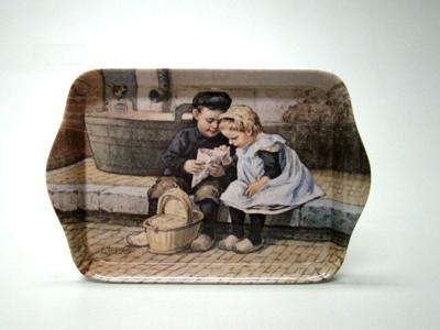 Dienblad Ot en Sien suiker halen Dienblad Ot en Sien suiker halen