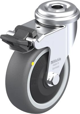 Blickle LRA-PATH 75KF-FI-ELS Zwenkwiel met rem Wieldiameter: 75 mm Draagvermogen (max.): 65 kg 1 stuk(s)
