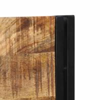 Hoofdeinde 200 cm massief hout mango en ijzer - thumbnail