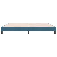 Bedframe zonder matras 180x210 cm fluweel donkerblauw - thumbnail