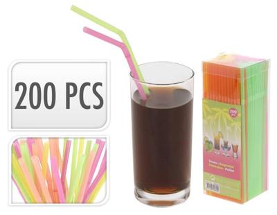 Buigrietjes 4 kleuren 200stuks