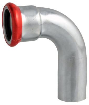 Bonfix Press insteekbocht 90gr. 28x28 mm, steekxpers, staalverzinkt