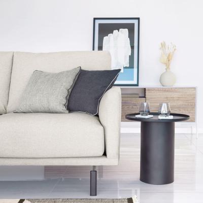 Kave Home Ronde Bijzettafel 'Fleksa' 45cm, kleur Zwart Kave Home Ronde Bijzettafel 'Fleksa' 45cm, kleur Zwart