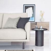 Kave Home Ronde Bijzettafel 'Fleksa' 45cm, kleur Zwart - thumbnail