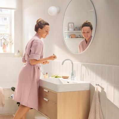 Hansgrohe Wastafelmengkraan Rebris S Eengreeps 210 Met Draaibare Uitloop En Trekwaste Chroom - thumbnail
