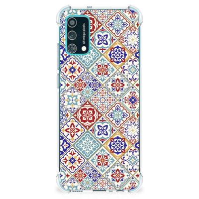 Samsung Galaxy M02s | A02s Anti-Shock Hoesje Tiles Color Samsung Galaxy M02s | A02s Anti-Shock Hoesje Tiles Color