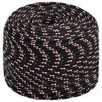 VidaXL Boot touw 10 mm 25 m polypropyleen zwart - thumbnail