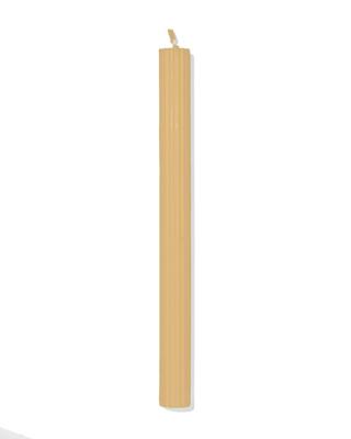 HEMA Huishoudkaars ⌀2.2x24cm ribbel lichtgeel (lichtgeel)