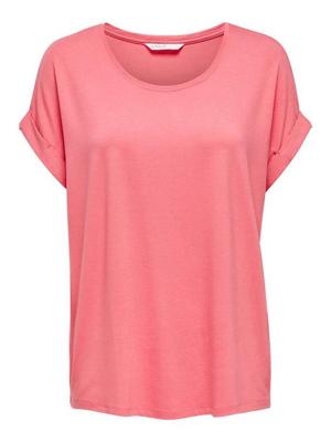 ONLY 15106662 T-shirt Ronde hals Korte mouw Elastaan, Polyester, Viscose