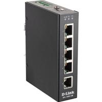 D-LINK DIS-100E-5W 5-Port Fast Ethernet Industriële Switch Zwart - thumbnail