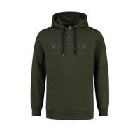 Kjelvik outdoor hoodie Freek donkergroen - thumbnail