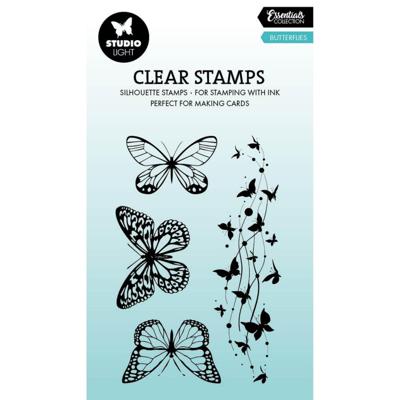Studio Light • essentials clear stamp butterflies