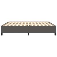 Bedframe kunstleer grijs 180x200 cm - thumbnail