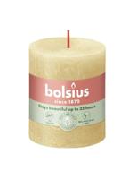 Bolsius kaars rustiek 7x8 cm oat beige - thumbnail