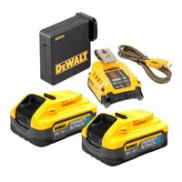 DeWALT DCB094H2 USB-C POWERSTACK Starter kit 18V XR 5.0Ah - thumbnail