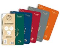 Clairefontaine FOREVER spiraalschrift, gerecycleerd, A5, 90g, 120 bladzijden, geruit 5 mm, groen - thumbnail