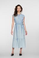 Geisha Dress Chambray & Tape 67050-70 Jurk 635 Jeansblue - thumbnail