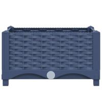 Plantenbak verhoogd 40x40x23 cm polypropyleen - thumbnail