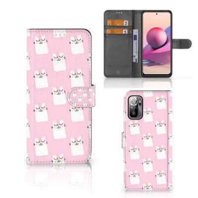 Xiaomi Redmi Note 10/10T 5G | Poco M3 Pro | Telefoonhoesje | Met pasjeshouder | Sleeping Cats Xiaomi Redmi Note 10/10T 5G | Poco M3 Pro | Telefoonhoesje | Met pasjeshouder | Sleeping Cats