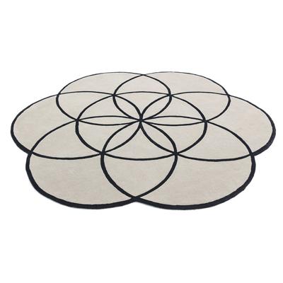 Vloerkleed Lotus - Black Vloerkleed Lotus - Black