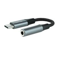 Adapter USB-C naar Jack 3.5 mm NANOCABLE 10.24.1204 11 cm Grijs - thumbnail