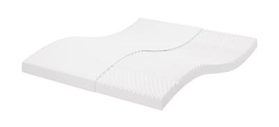 Schuimmatras 7 zones hardheid 20 ILD 180x220 cm wit - thumbnail