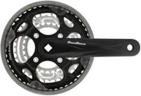 SunRace FCM300 Crankstel 170 mm 5-8V - Zwart - thumbnail