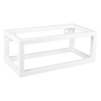 Differnz Hura L handdoekhouder 40 x 22 x 15 cm powder coated steel mat wit - thumbnail