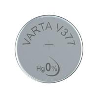 Varta v377 knoopcel batterij zilver - thumbnail