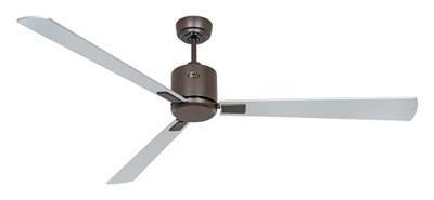 CasaFan ECO NEO III 152 BZ-WN/SI WiFi Flügel Wenge/silber Plafondventilator 27 W (Ø x h) 152 cm x 360 mm Brons Met afstandsbediening, Timer, Met wintermodus,