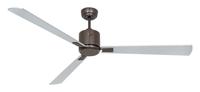 CasaFan ECO NEO III 152 BZ-WN/SI WiFi Flügel Wenge/silber Plafondventilator 27 W (Ø x h) 152 cm x 360 mm Brons Met afstandsbediening, Timer, Met wintermodus, - thumbnail