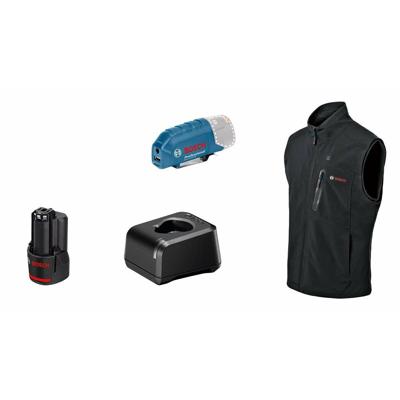 Bosch Professional GHV 12+18V XA verwarmde jas maat 3XL, met 12V accu - 06188000G9