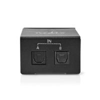 Nedis Digitale Audio-Switch | 2-wegs | Zwart | 1 stuks - ASWI2512BK ASWI2512BK - thumbnail