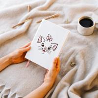 The Aristocats Premium Plush Notebook A5 Bonjour Marie - thumbnail