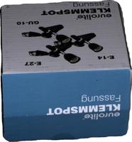 Eurolite 9460120N Lampfitting-adapter E27 230 V 60 W Met klembevestiging, Met eurostekker, Met wipschakelaar - thumbnail