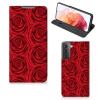 Samsung Galaxy S21 Smart Cover Red Roses - thumbnail