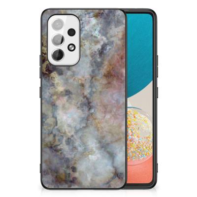 Samsung Galaxy A53 Marmeren Print Telefoonhoesje Marmer Grijs