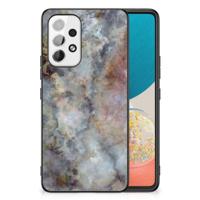 Samsung Galaxy A53 Marmeren Print Telefoonhoesje Marmer Grijs - thumbnail