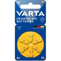 Varta Knoopcel ZA10 1.4 V 6 stuk(s) Zink-lucht Hearing Aid Batteries 10 Bli 6 - thumbnail