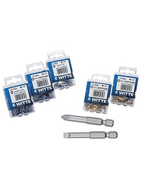 Set van tips WITTE TX Torx 5 Stuks