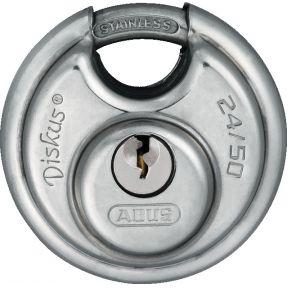 Zylindervorhangschloss 24IB/50 Schlosskörper-B.51mm VA versch.-schl.ABUS