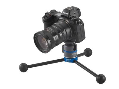 Novoflex Tripod 1/4 inch Werkhoogte: 4.7 - 14.5 cm Zwart, Blauw