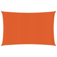 VidaXL Zonnezeil 160 g/m² 3,5x4,5 m hdpe oranje - thumbnail